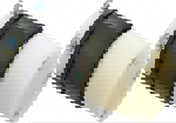 Locking Inlet: Connector, Industrial, L6-20R, 250V, Black & White